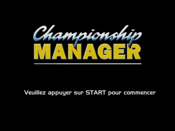 Championship Manager Season 01-02 screen shot title